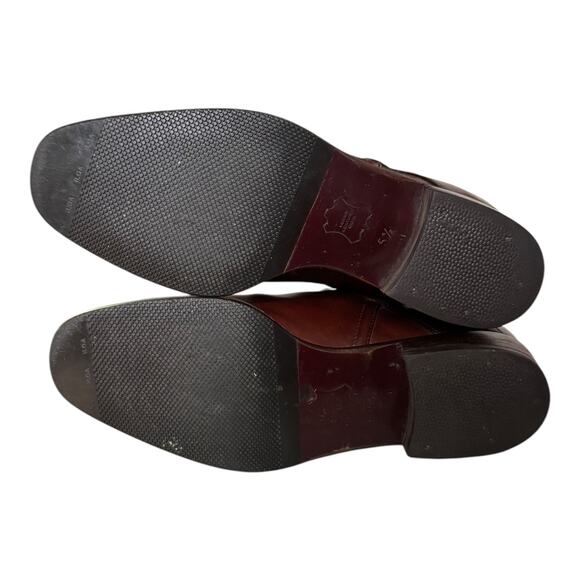 Bally Bickford Brown Leather Ankle Strap Boots Size 5½ M Made in Italy - Picture 11 of 16